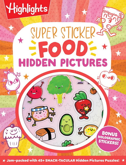 Super Sticker Food Hidden Pictures - COLLECTIF