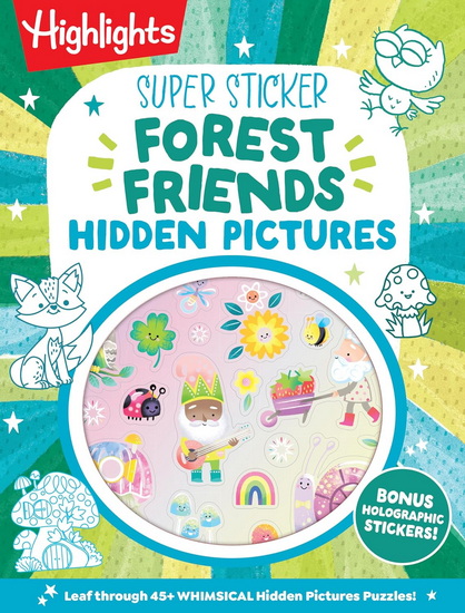Super Sticker Forest Friends Hidden Pictures - COLLECTIF