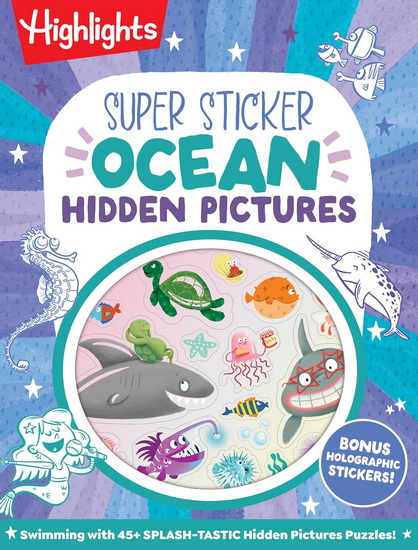 Super Sticker Ocean Hidden Pictures - COLLECTIF