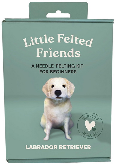 Little Felted Friends: Labrador Retriever: Dog Needle-Felting Beginner Kits with Needles, Wool, Supplies, and Instructions - ALYSON GURNEY