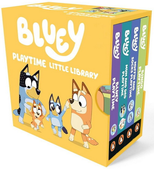 Bluey: Playtime Little Library 4-Book Box Set - COLLECTIF