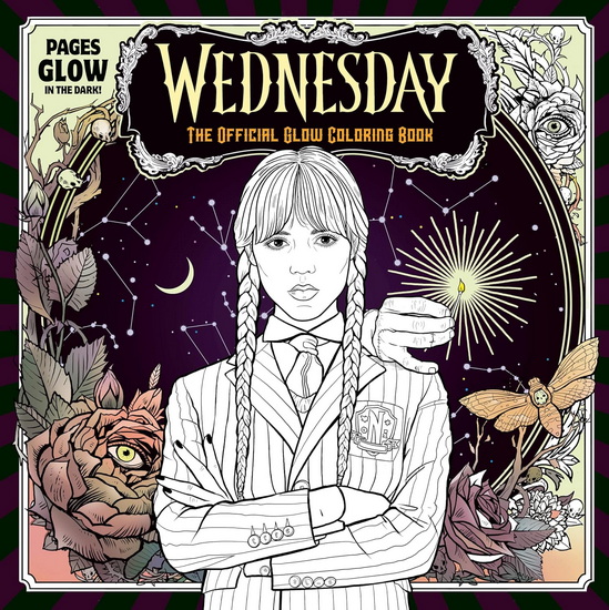 Wednesday Official Glow Coloring Book - COLLECTIF