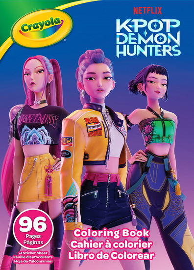 Cahier à colorier K-Pop Demon Hunters