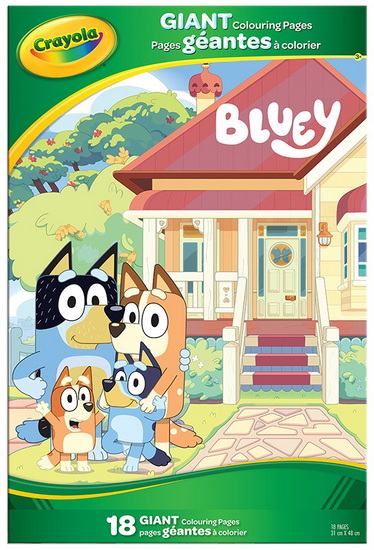 Cahier à colorier géant Bluey