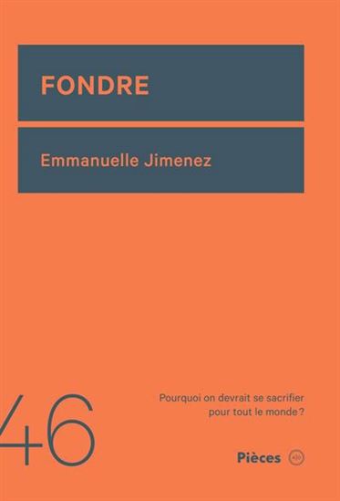 Fondre - EMMANUELLE JIMENEZ