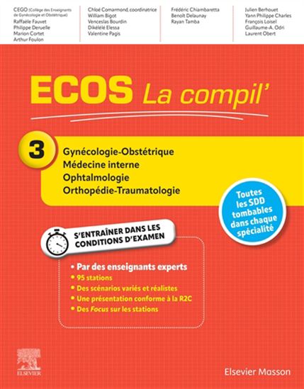 Gynécologie, obstétrique, médecine interne, ophtalmologie, orthopédie, traumatologie - COLLECTIF