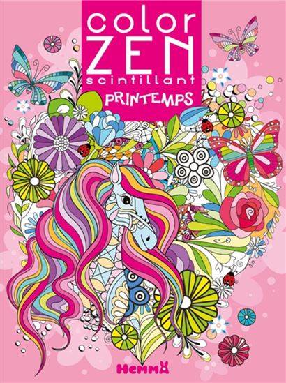 Color Zen scintillant : printemps - COLLECTIF