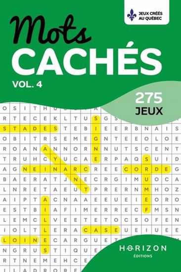 Mots cachés : 275 jeux T.04 - COLLECTIF
