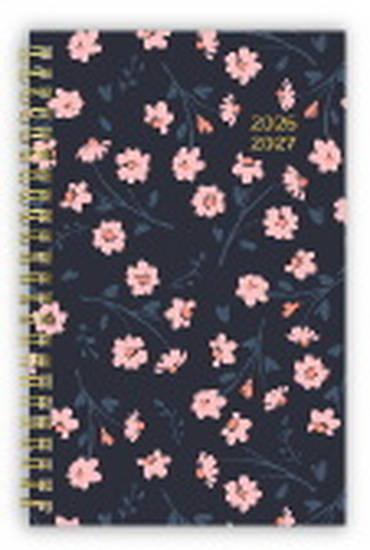 Agenda 26/27 spirale 8x5" Blossom rose 1s/2p