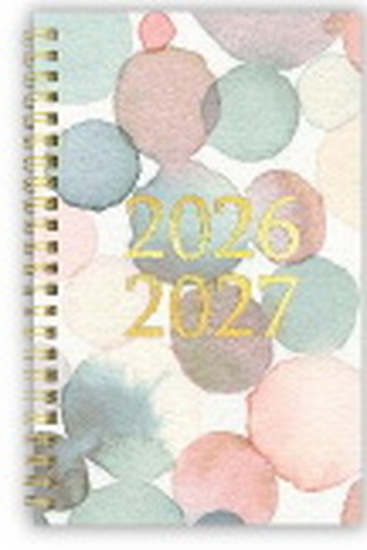 Agenda 26/27 spirale 8x5" Éclats 1s/2p