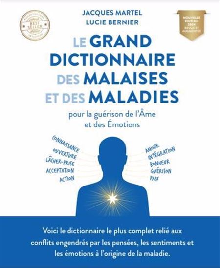 Le Grand dictionnaire des malaises et des maladies pour la guérison de l'äme et des émotions N. éd. - JACQUES MARTEL - LUCIE BERNIER