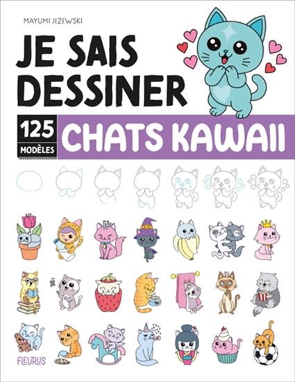 Chats kawaii : 125 modèles - MAYUMI JEZEWSKI
