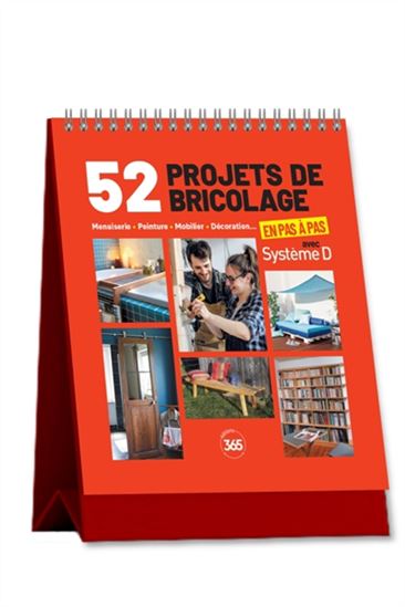 52 projets de bricolage en pas à pas - COLLECTIF