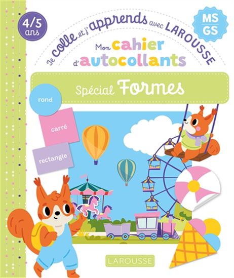 Mon cahier autocollants spécial formes : MS-GS - COLLECTIF