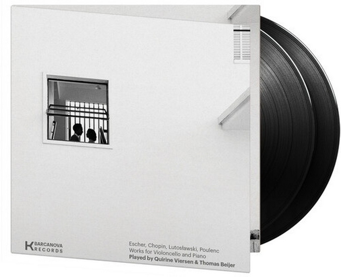 Works For Violencello And Piano (2 Vinyles) - ESCHER - CHOPIN - LUTOSLAWSKI - POULENC