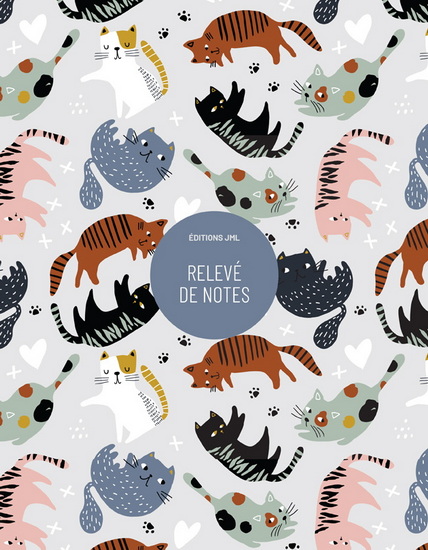 Relevé de notes 4 groupes couverture chats
