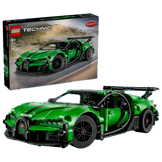 Hypercar Bugatti Chiron Pur Sport verte