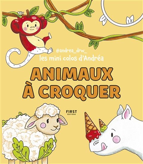 Animaux à croquer : les mini colos d'Andréa - DRW ANDREA