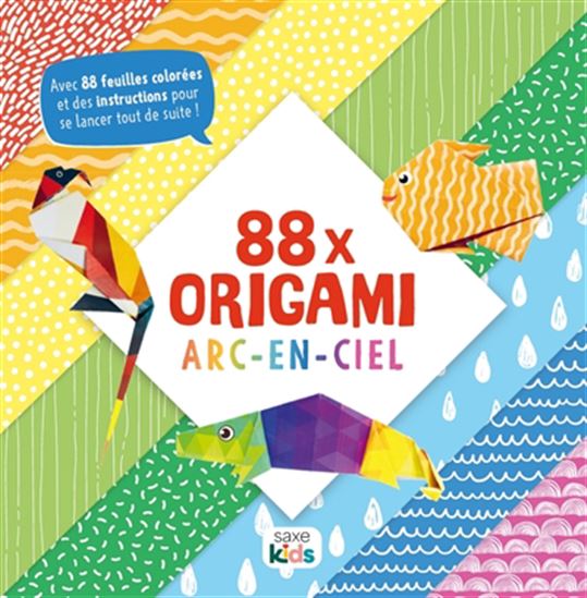 88x origami : arc-en-ciel - COLLECTIF