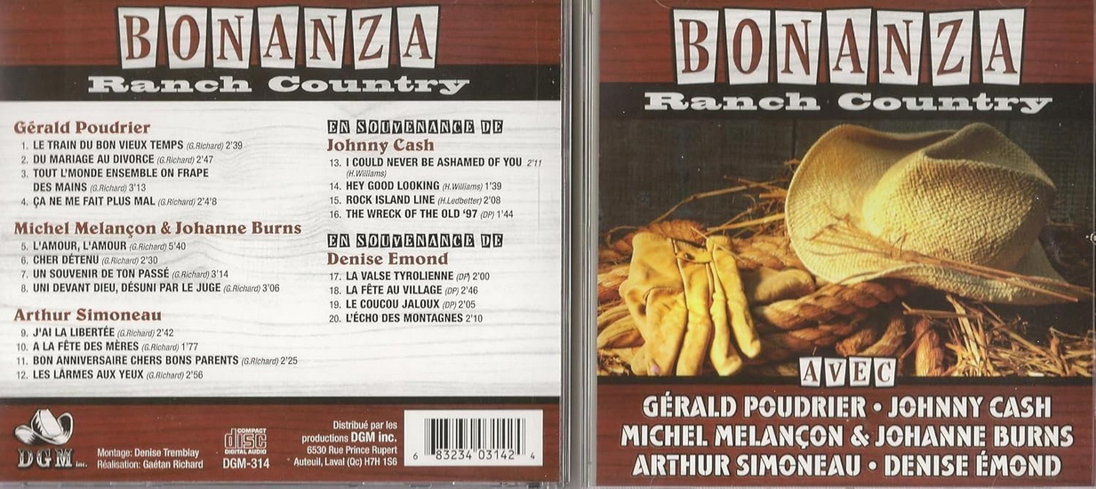 Bonanza : ranch country - ARTISTES VARIÉS