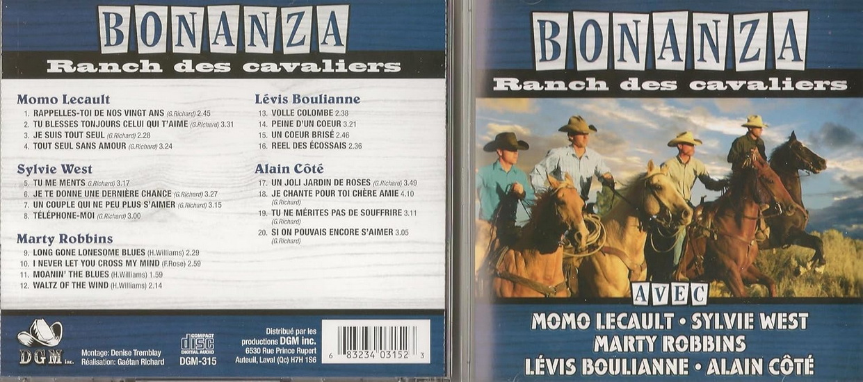 Bonanza : ranch des cavaliers - ARTISTES VARIÉS