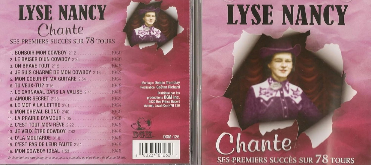 Chante ses premiers succès sur 78 tours - LYSE NANCY