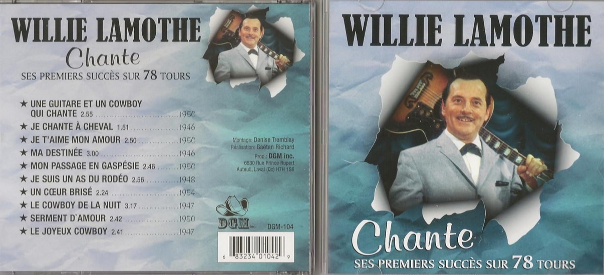 Chante ses premiers succès sur 78 tours - WILLIE LAMOTHE