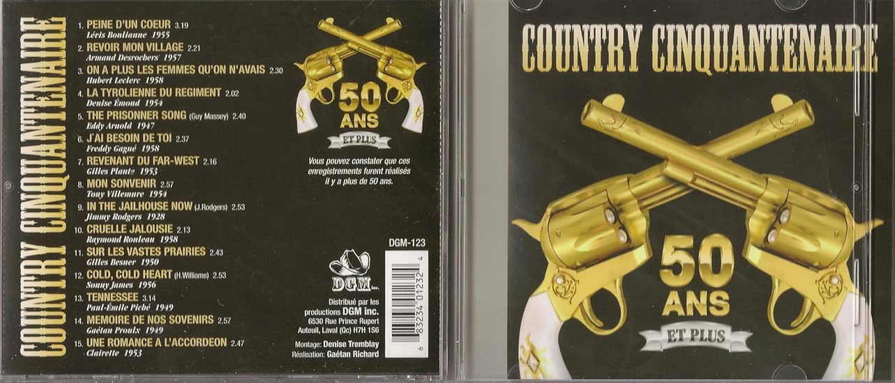 Cinquantenaire country - ARTISTES VARIÉS