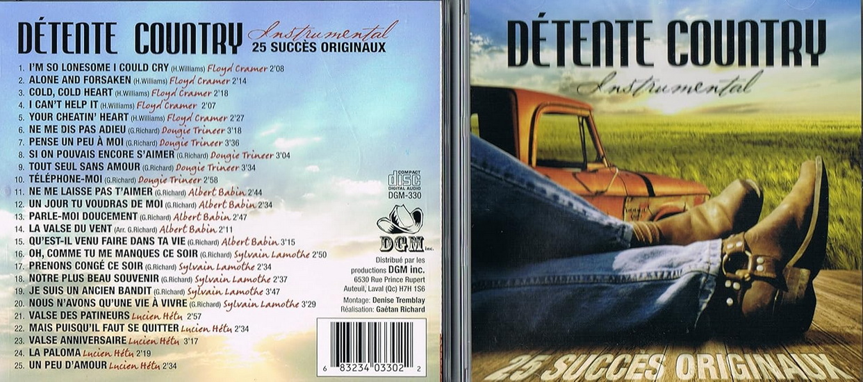 Détente country : instrumental - ARTISTES VARIÉS