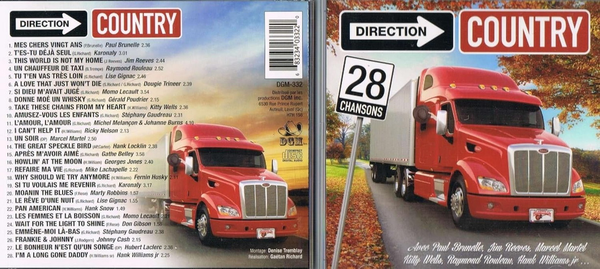 Direction country - ARTISTES VARIÉS