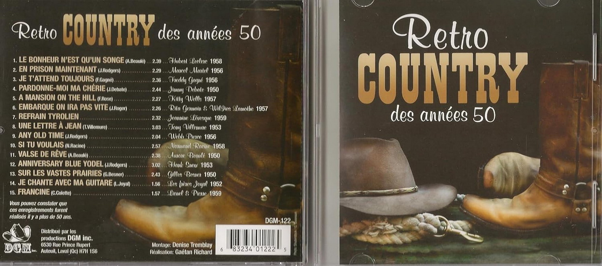 Retro country des années 50 - ARTISTES VARIÉS