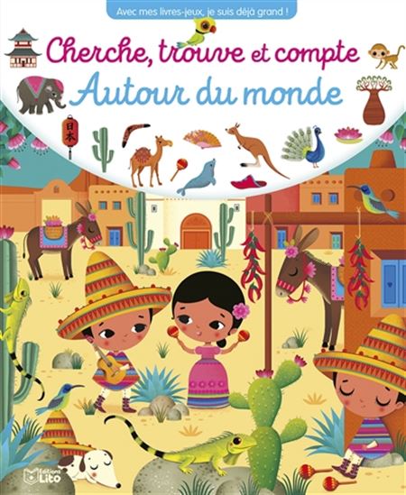 Cherche, trouve et compte : autour du monde - COLLECTIF