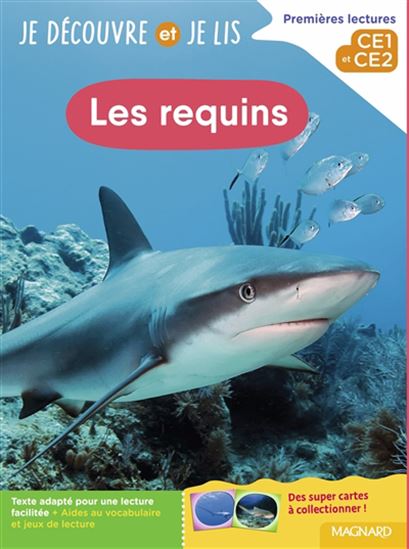 Les Requins : premières lectures, CE1 et CE2 - CLAIRE BARTHOMEUF - SYLVIE BARBIER-TABOURET