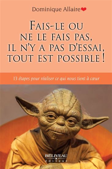 Fais-le ou ne le fais pas, il n’y a pas d’essai, tout est possible ! - DOMINIQUE ALLAIRE