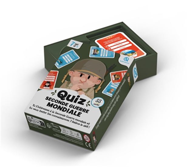 Quiz Seconde Guerre mondiale : 110 questions pour devenir incollable - DOMINIQUE DE COSTER - BRUNO WENNAGEL - MATHIEU FERRET