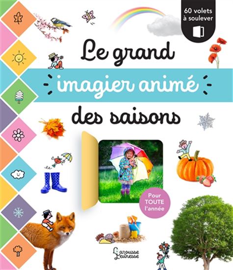 Le Grand imagier animé des saisons - COLLECTIF