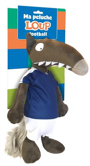 Ma peluche Loup football