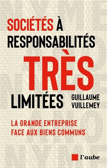 Sociétés à responsabilités très limitées : la grande entreprise face aux biens communs - GUILLAUME VUILLEMEY
