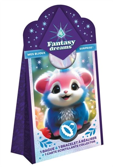Mes bijoux surprise Bloom : 1 bague & 1 bracelet à réaliser + 1 carte scintillante collector Cof. - COLLECTIF