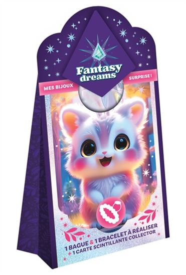 Mes bijoux surprise Nova : 1 bague & 1 bracelet à réaliser + 1 carte scintillante collector Cof. - COLLECTIF