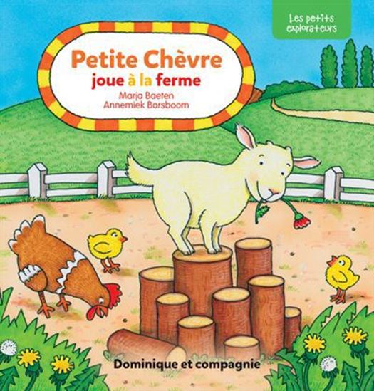 Petit chevreau joue à la ferme - MARJA BAETEN - ANNEMIEK BORSBOOM