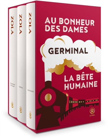 Coffret Zola : Au bonheur des dames, Germinal, La bête humaine - EMILE ZOLA