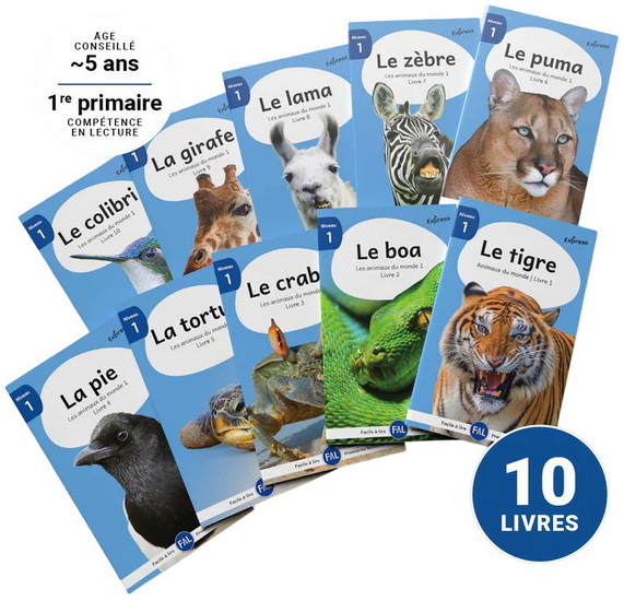 Animaux du monde 1 : Série de 10 livres (2026) - COLLECTIF