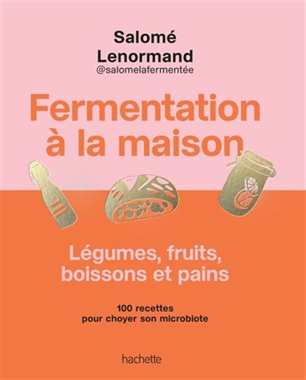 Fermentation à la maison : légumes, fruits, boissons et pains : 100 recettes pour choyer son microbiote - SALOMÉ LENORMAND