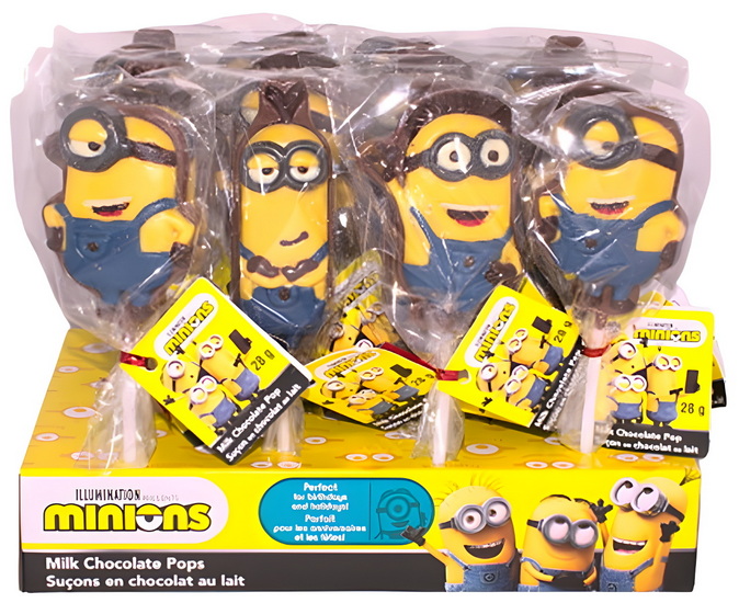 Suçon en chocolat Minions