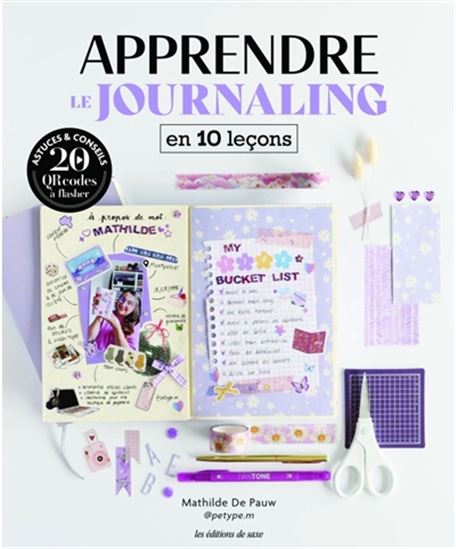 Apprendre le journaling en 10 leçons - MATHILDE DE PAUW
