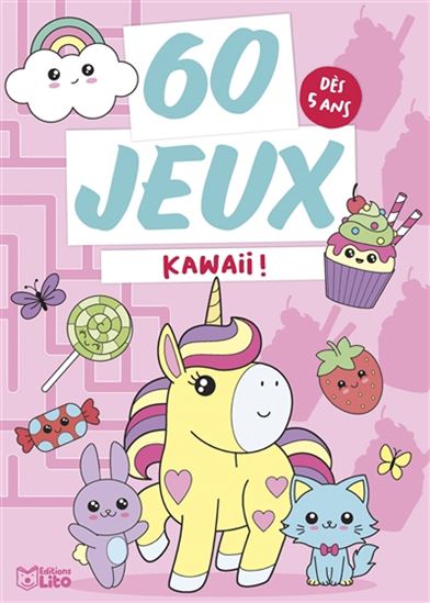 60 jeux - Kawaii ! : dès 5 ans - MAYUMI JEZEWSKI