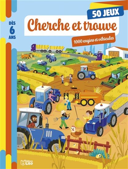 1000 engins et véhicules : cherche et trouve : 50 jeux - MATTIA CERATO