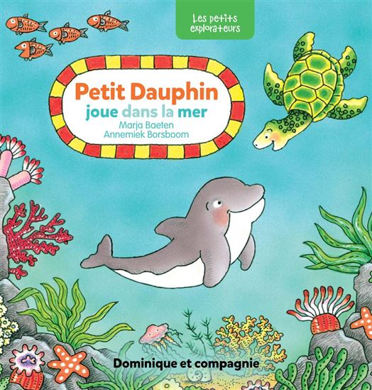 Petit dauphin joue dans la mer - MARJA BAETEN