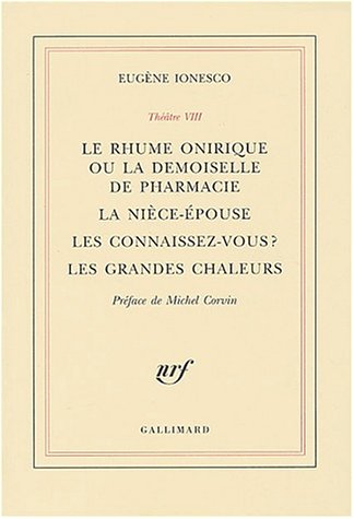 Théâtre VIII Ionesco - EUGENE IONESCO